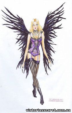эскизы моделей к показу Victoria’s Secret 2011
